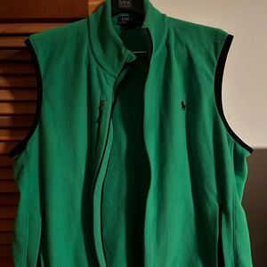 Ralph Lauren Polo Vest Green Fleece XXL